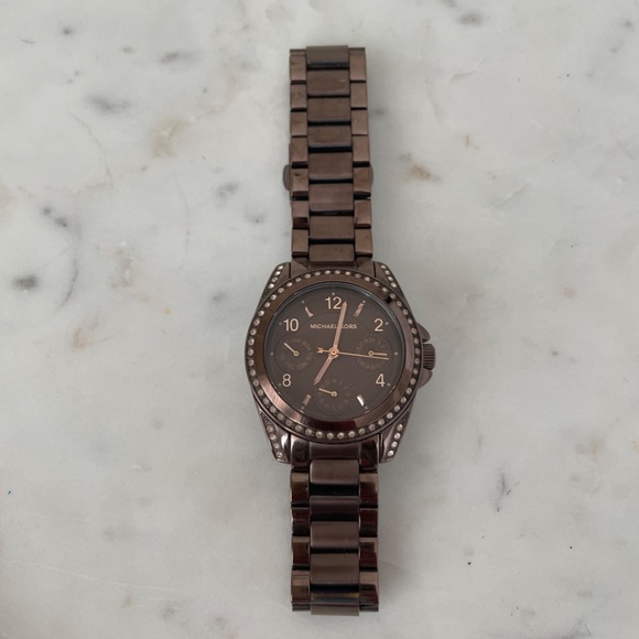 Michael Kors Blair Multi-Function Expresso Watch - Picture 1 of 3